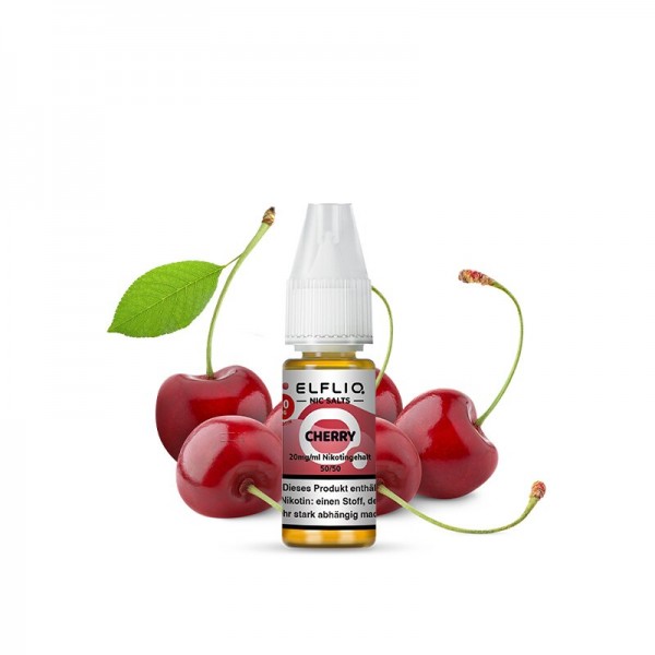 ELFBAR - ELFLIQ - CHERRY Nikotinsalzliquid 10ml mit Steuerzeichen