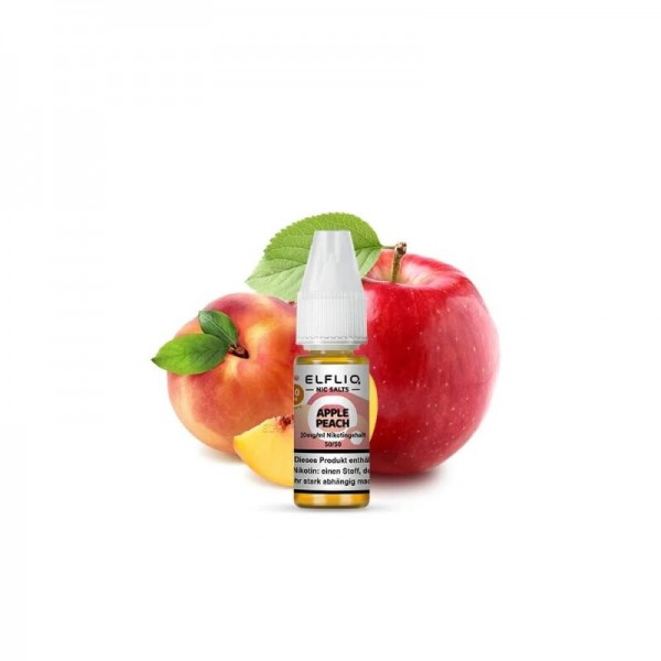 ELFBAR - ELFLIQ - APPLE PEACH Nikotinsalzliquid 10ml mit Steuerzeichen