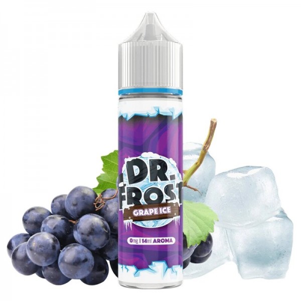 DR.FROST - ICE COLD GRAPE 14ml Longfill Aroma mit Steuerzeichen