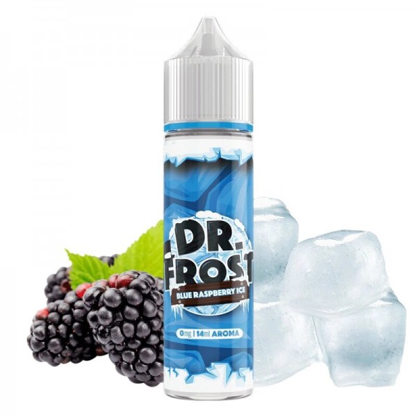 DR.FROST - ICE COLD BLUE RAZZ Longfill Aroma 14ml mit Steuerzeichen