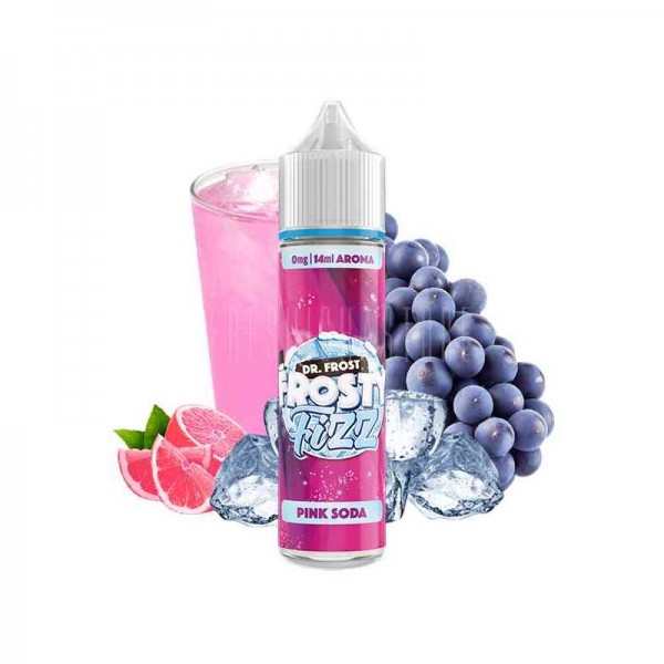 DR.FROST - FIZZY Pink Soda 14ml Longfill Aroma mit Steuerzeichen