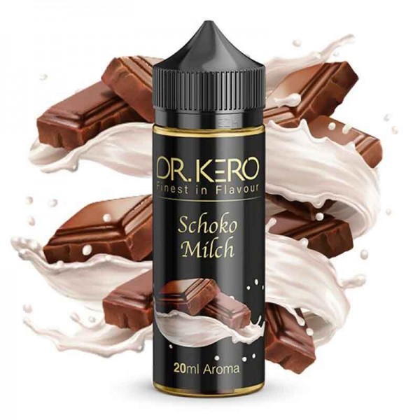 DR. KERO - SCHOKOMILCH 20ml Longfill Aroma mit Steuerzeichen