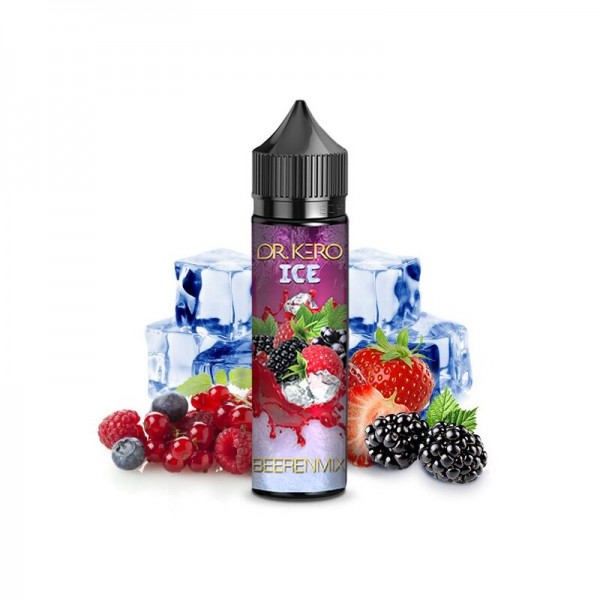 DR. KERO - ICE Beerenmix 10ml Longfill Aroma mit Steuerzeichen