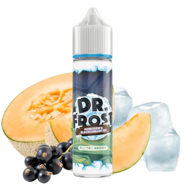 DR. FROST - ICE COLD HONEYDEW BLACKCURRANT 14ml Longfill Aroma mit Steuerzeichen