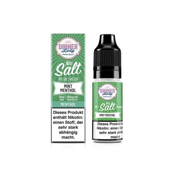 DINNER LADY - Mint Menthol NicSalt mit Steuerzeichen