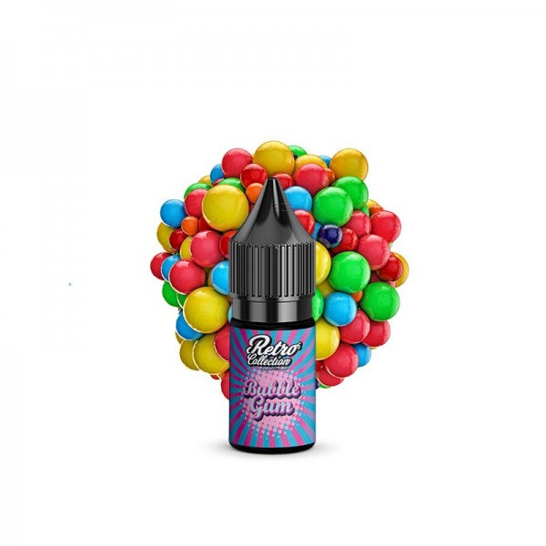 DAMPFSTAR LIQUIDS - RETRO COLLECTION - Bubblegum Nikotinsalzliquid mit Steuerzeichen