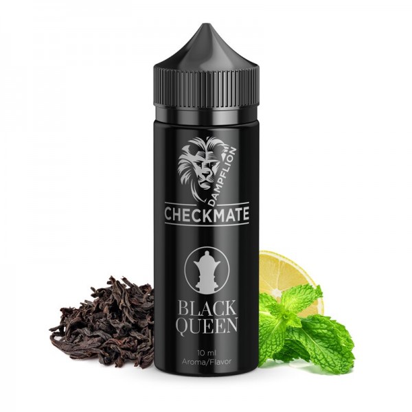 DAMPFLION - CHECKMATE - Black Queen Longfill Aroma mit Steuerzeichen