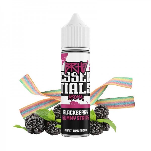 BAREHEAD - Essentials - Blackberry Gummy Strips Longfill Aroma 10ml mit Steuerzeichen