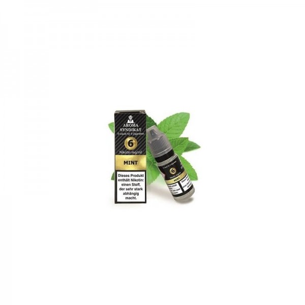 AROMA SYNDIKAT - Minz Liquid 10ml mit Steuerzeichen