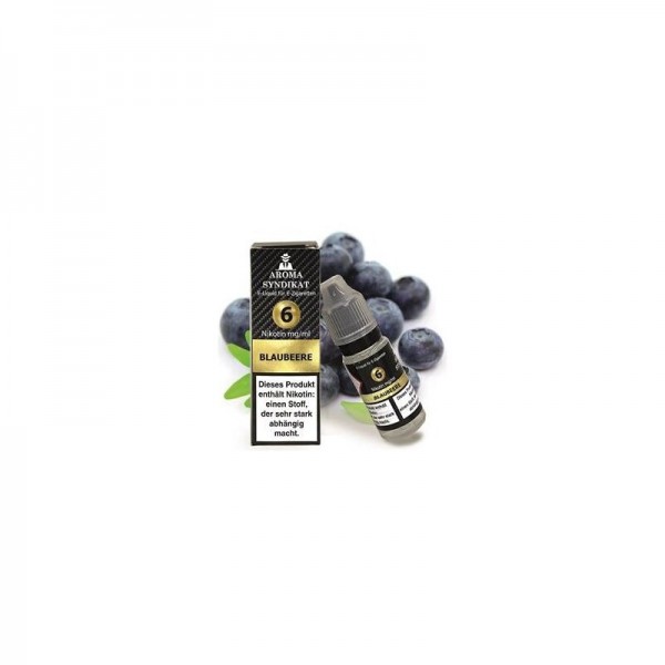 AROMA SYNDIKAT - Blaubeere Liquid 10ml mit Steuerzeichen