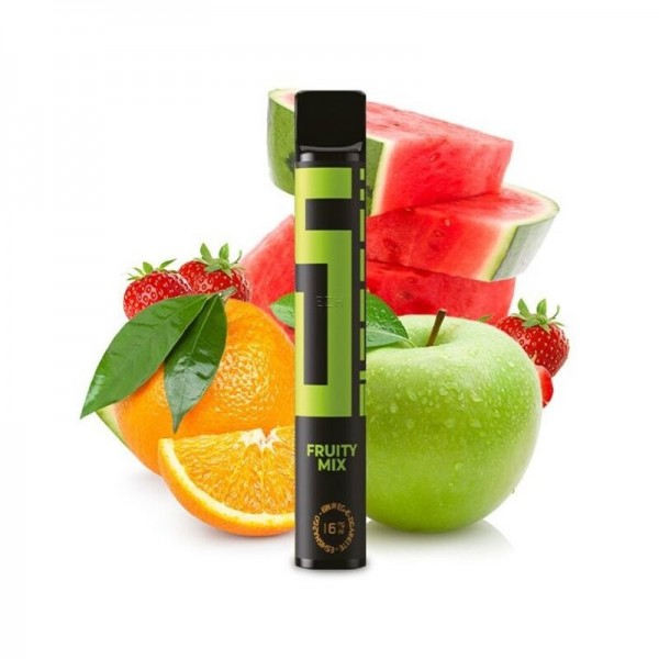 5 ELEMENTS - Fruit Mix Einweg E-Zigarette mit Steuerzeichen (Nikotinsalz/Nikotinfrei)